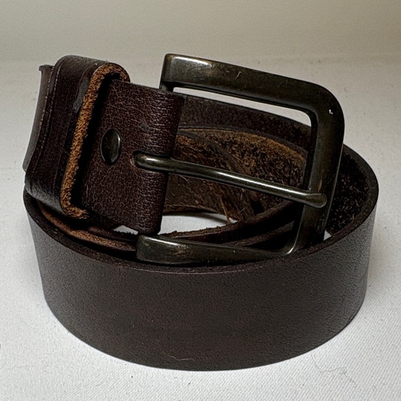 Aeropostale Brown leather Belt Size 42 - Picture 1 of 8